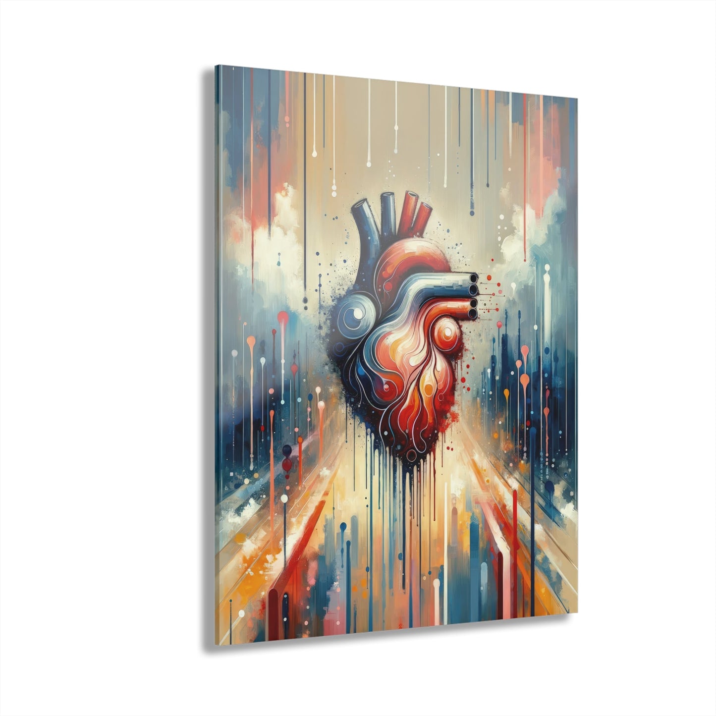 Rhythmic Heart Harmony Acrylic Prints (French Cleat Hanging) - ATUH.ART