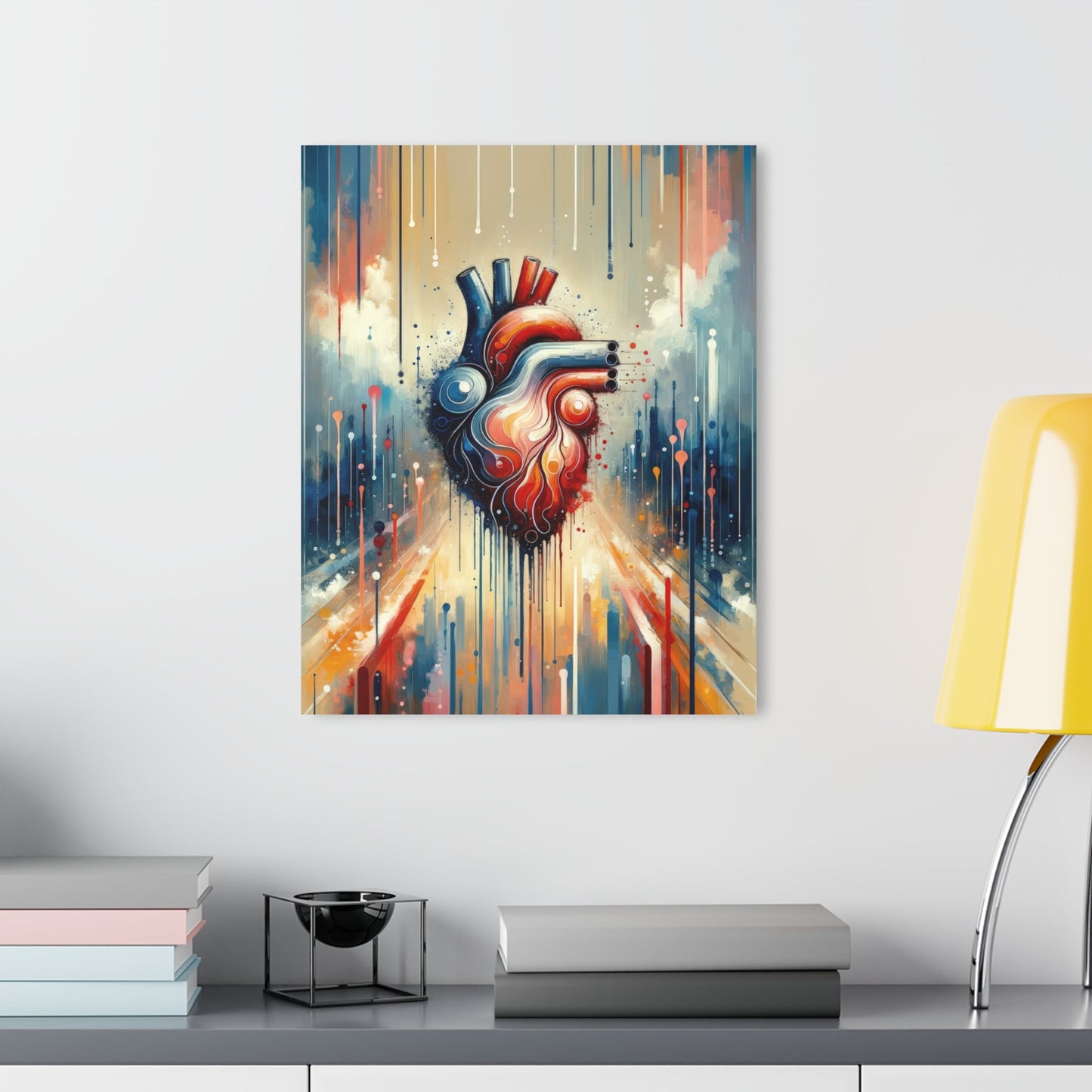 Rhythmic Heart Harmony Acrylic Prints (French Cleat Hanging) - ATUH.ART