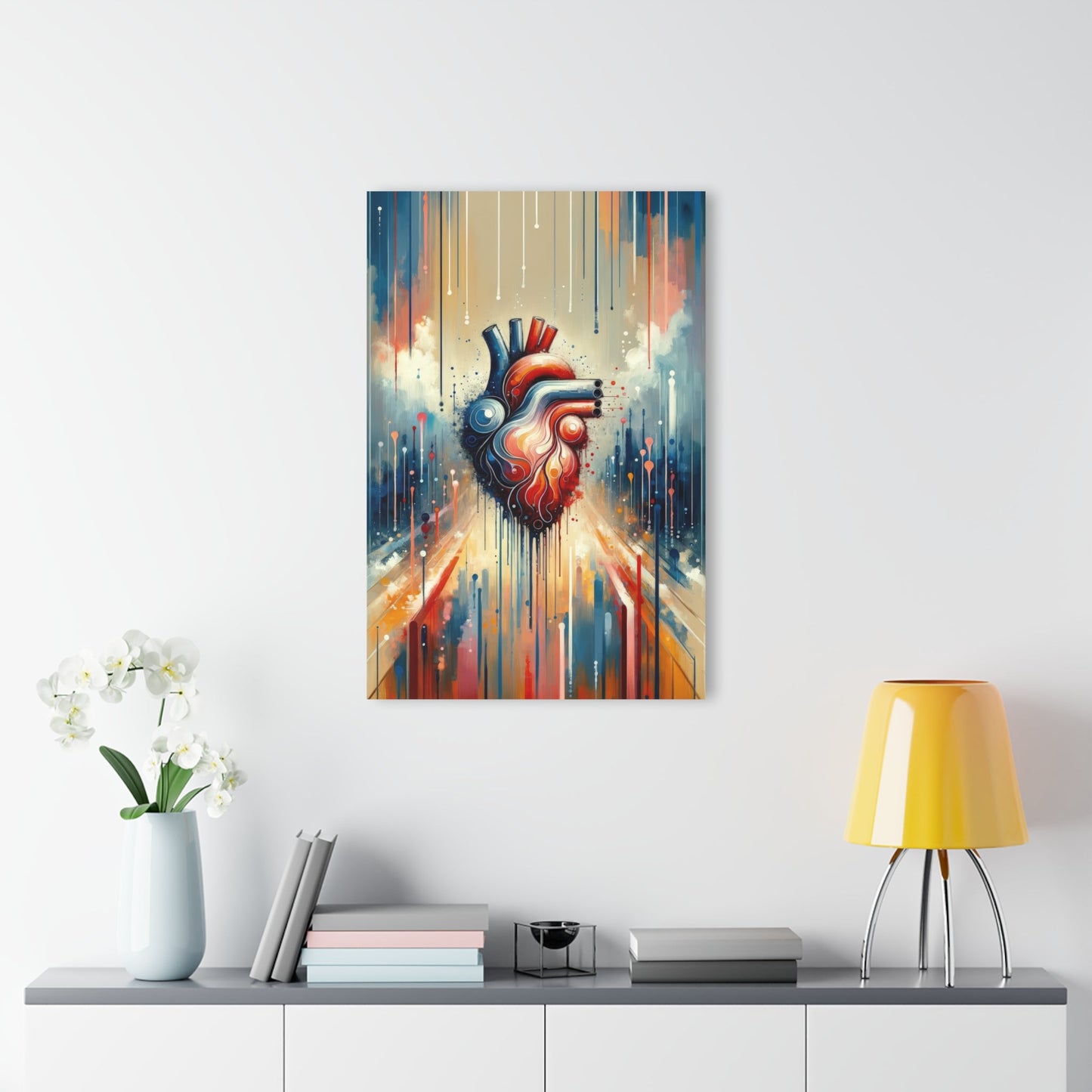 Rhythmic Heart Harmony Acrylic Prints (French Cleat Hanging) - ATUH.ART