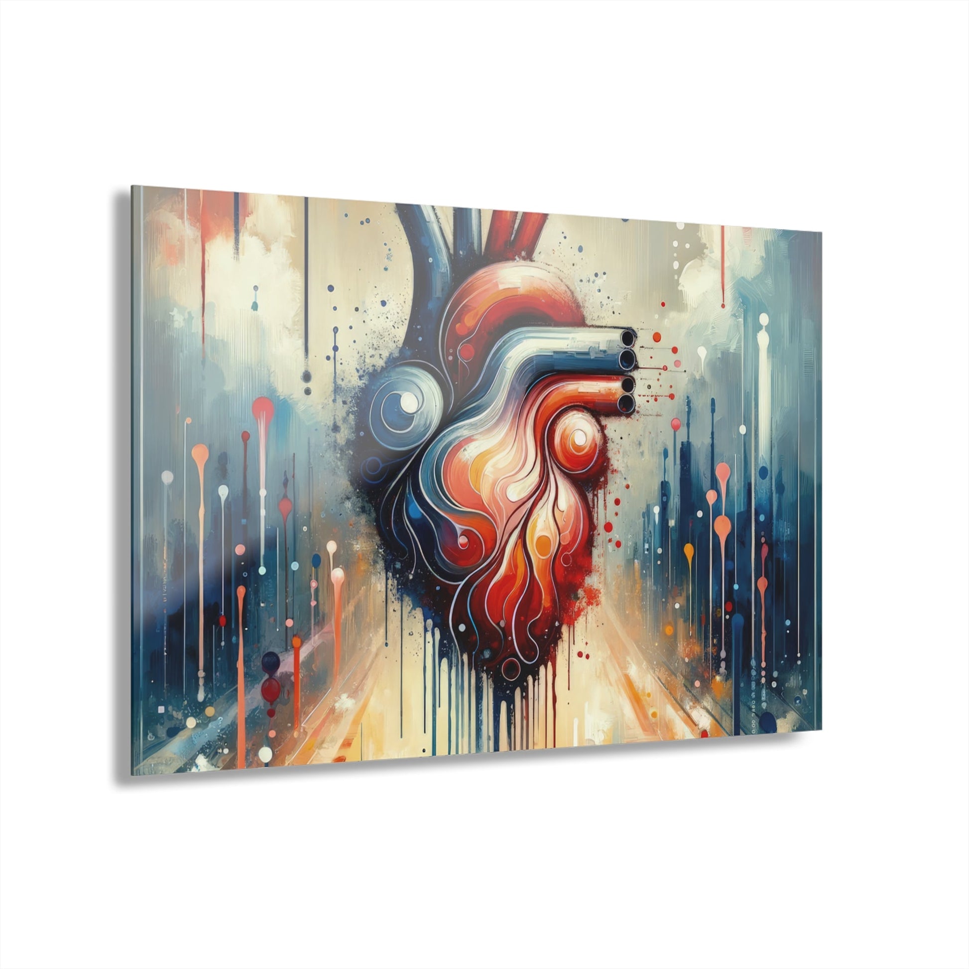 Rhythmic Heart Harmony Acrylic Prints (French Cleat Hanging) - ATUH.ART