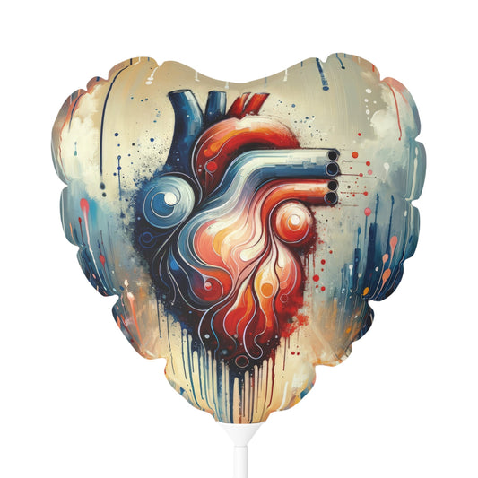 Rhythmic Heart Harmony Balloon (Round and Heart-shaped), 11" - ATUH.ART