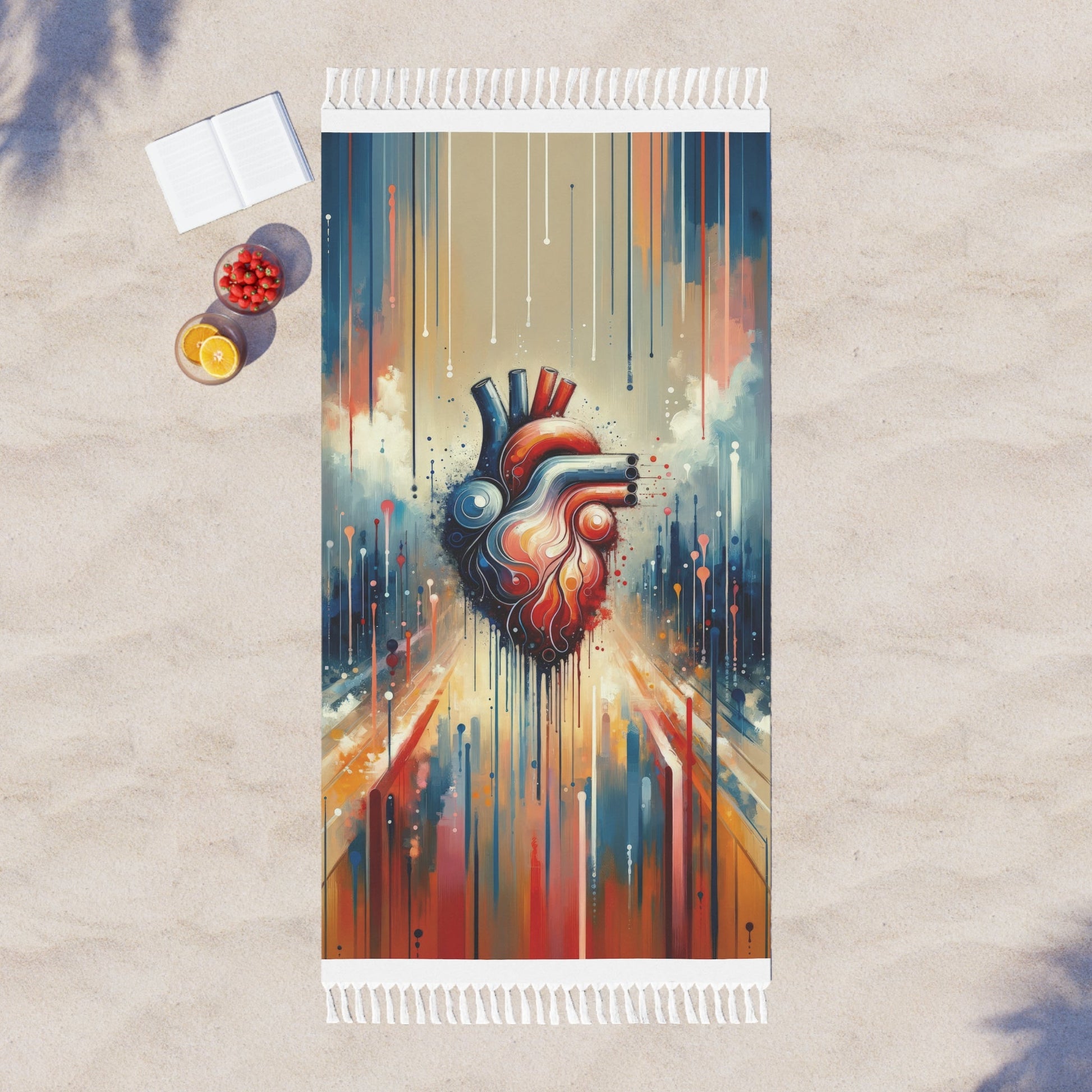 Rhythmic Heart Harmony Boho Beach Cloth - ATUH.ART