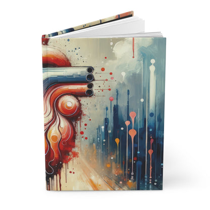 Rhythmic Heart Harmony Hardcover Journal Matte - ATUH.ART