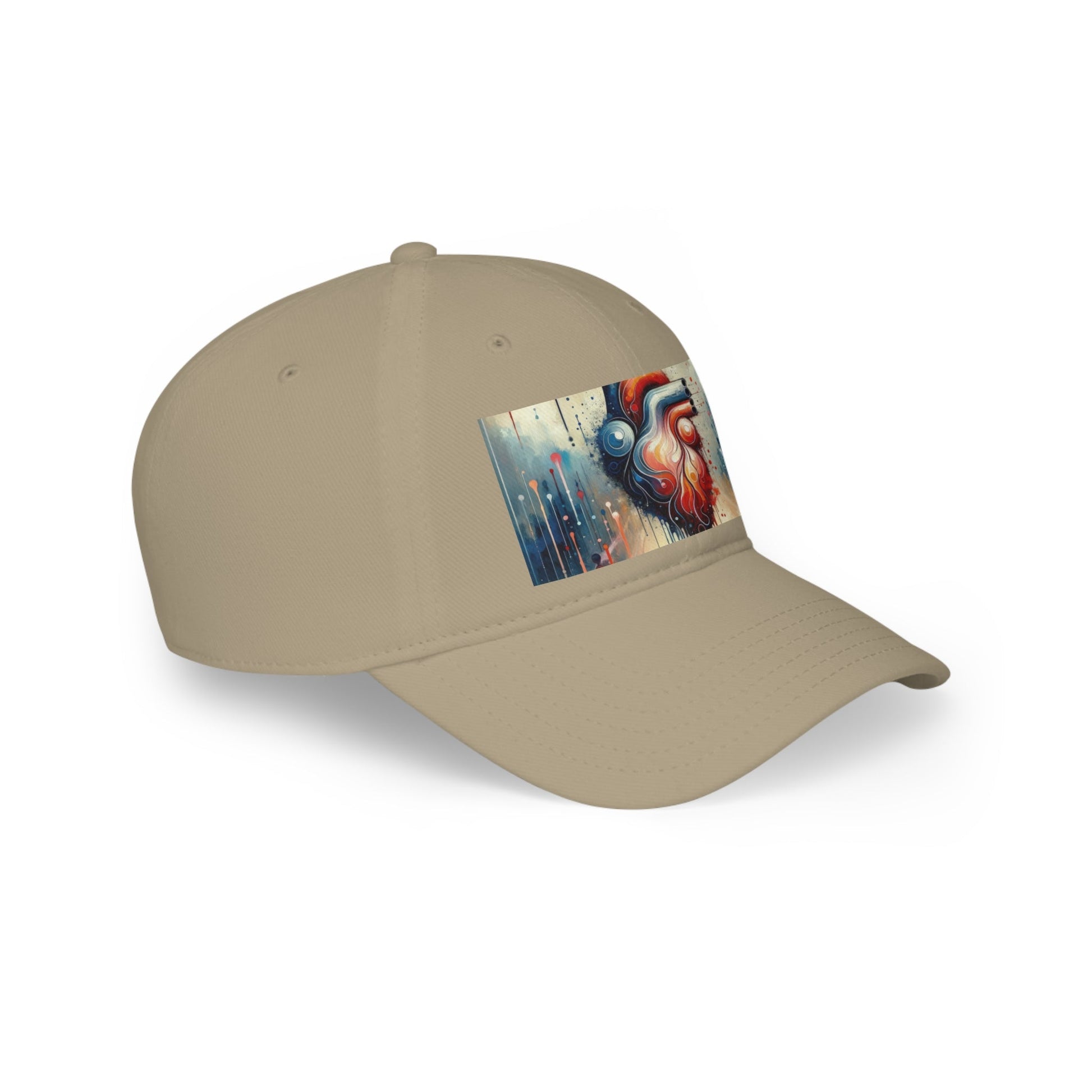 Rhythmic Heart Harmony Low Profile Baseball Cap - ATUH.ART