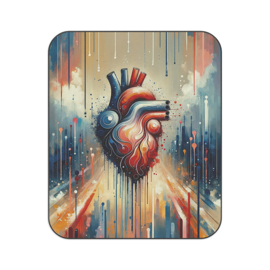 Rhythmic Heart Harmony Picnic Blanket - ATUH.ART