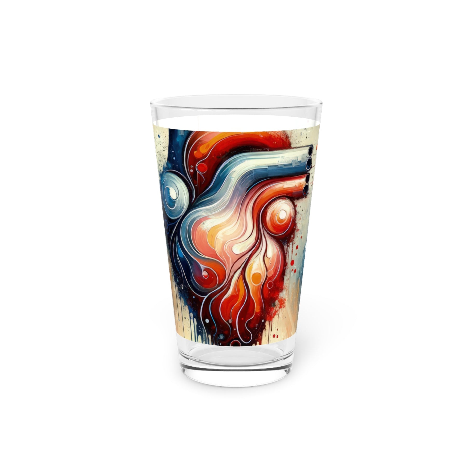 Rhythmic Heart Harmony Pint Glass, 16oz - ATUH.ART