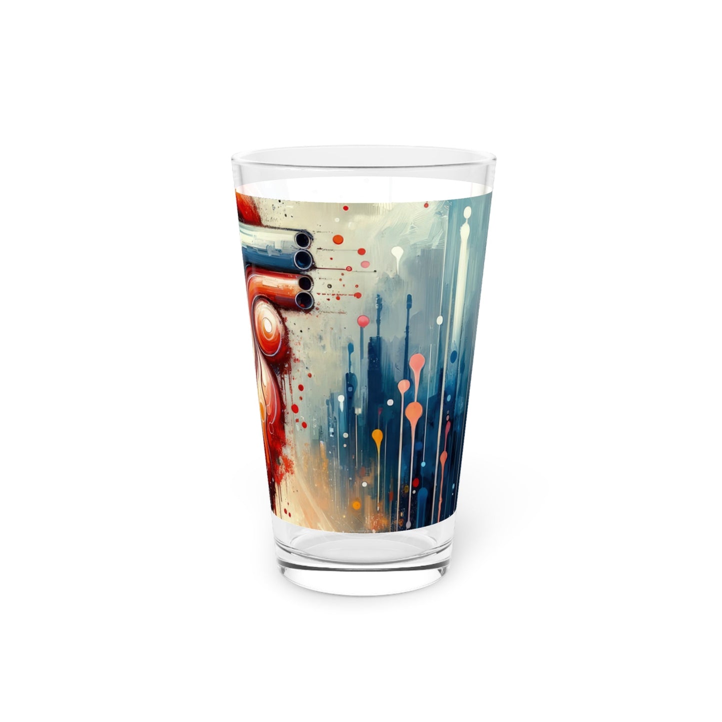 Rhythmic Heart Harmony Pint Glass, 16oz - ATUH.ART