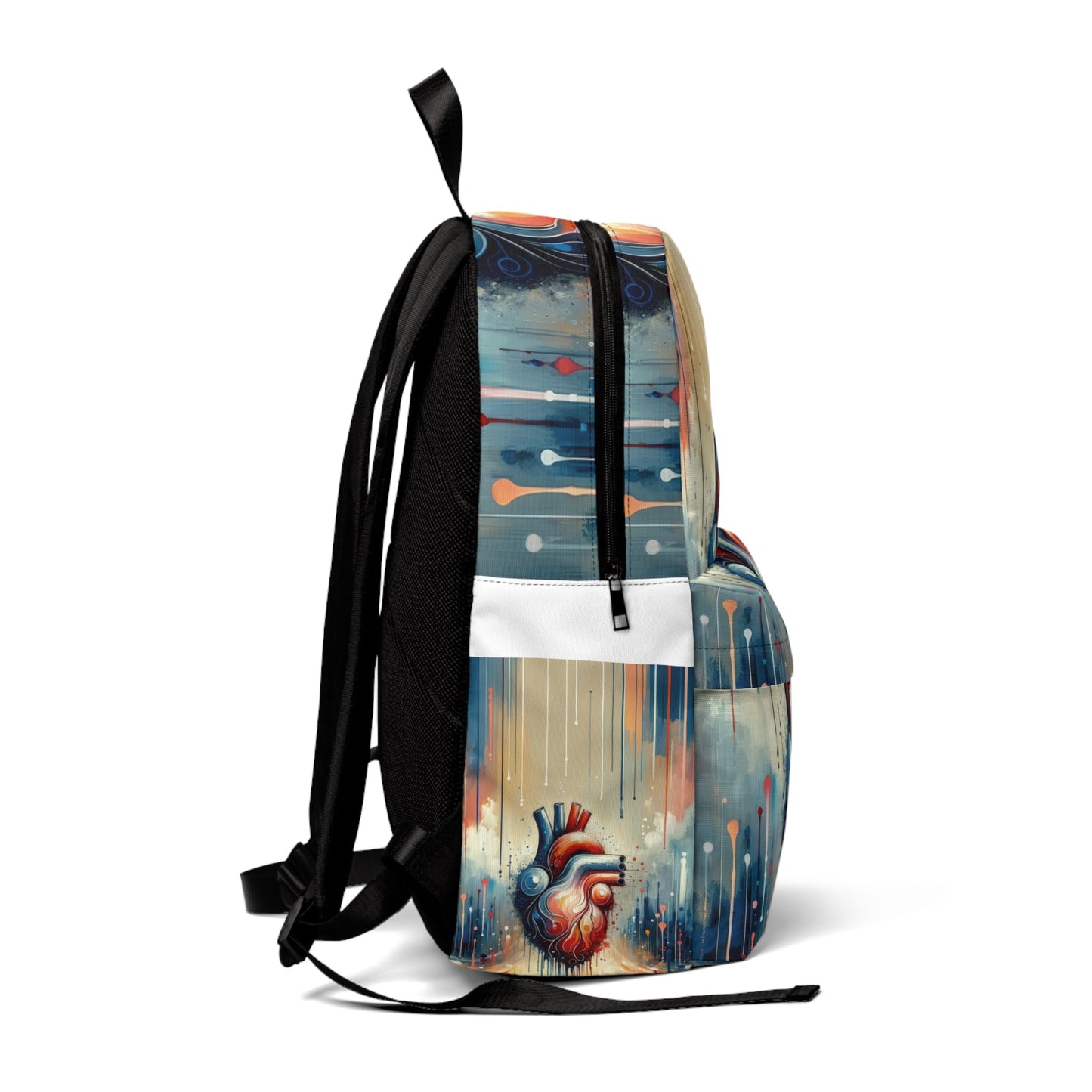 Rhythmic Heart Harmony Unisex Classic Backpack - ATUH.ART