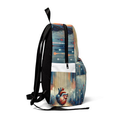 Rhythmic Heart Harmony Unisex Classic Backpack - ATUH.ART