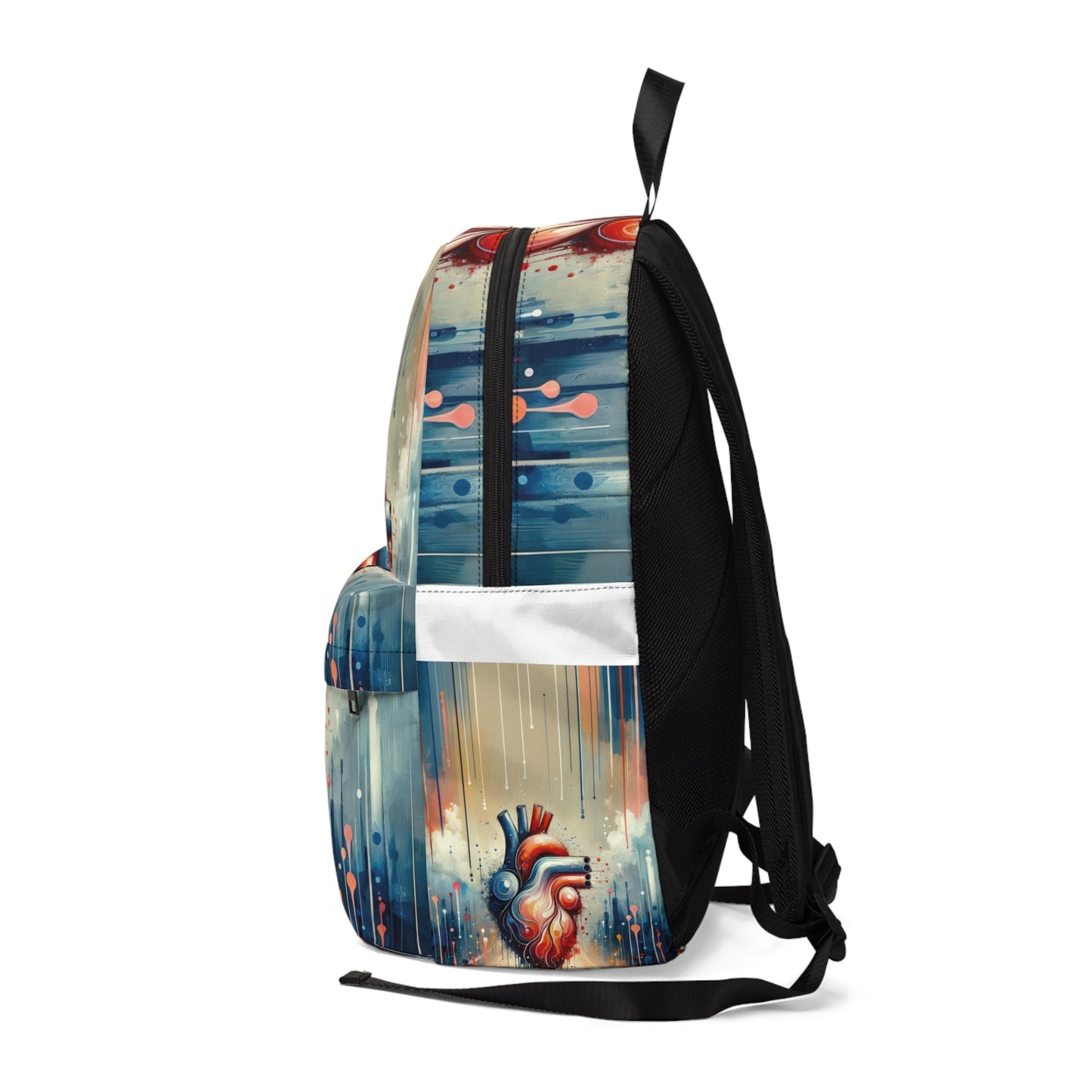 Rhythmic Heart Harmony Unisex Classic Backpack - ATUH.ART
