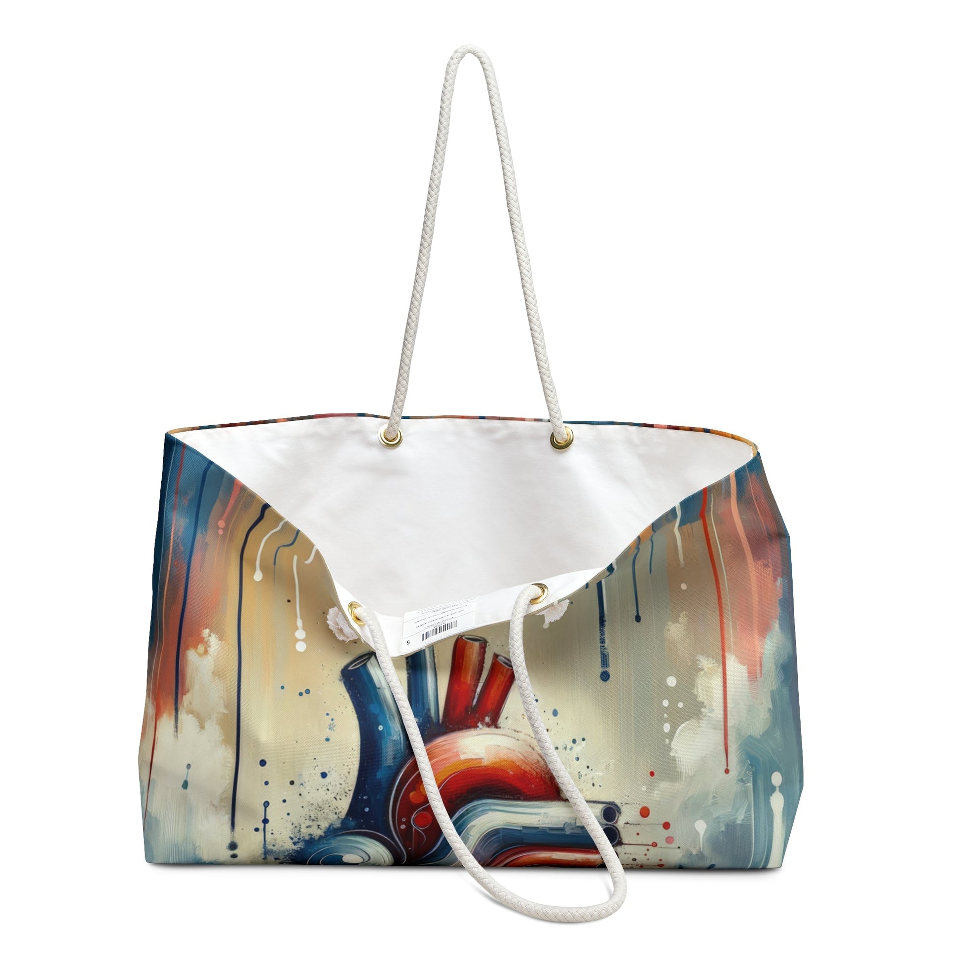 Rhythmic Heart Harmony Weekender Bag - ATUH.ART