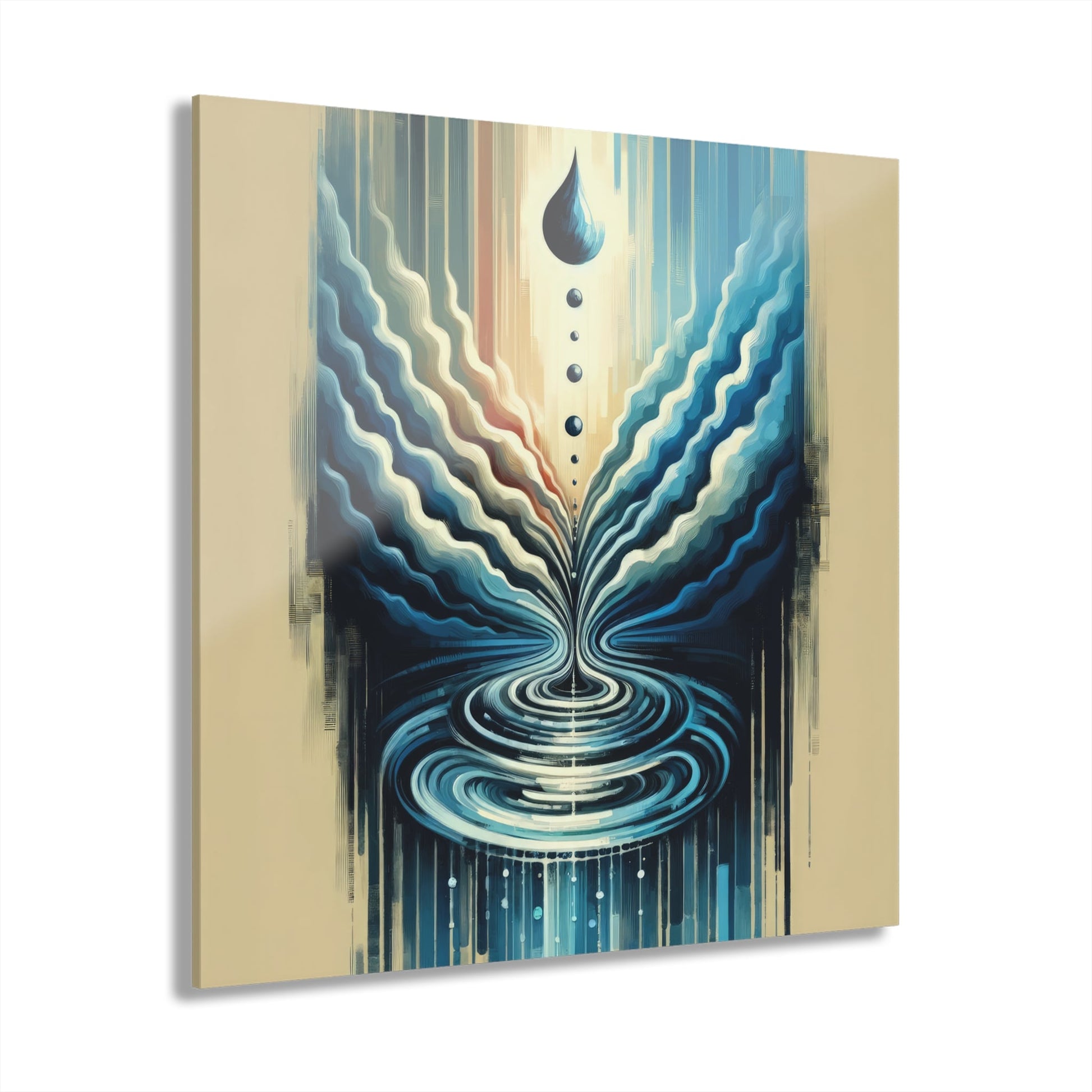 Ripple Effect Abstract Acrylic Prints (French Cleat Hanging) - ATUH.ART