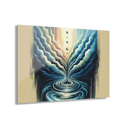 Ripple Effect Abstract Acrylic Prints (French Cleat Hanging) - ATUH.ART