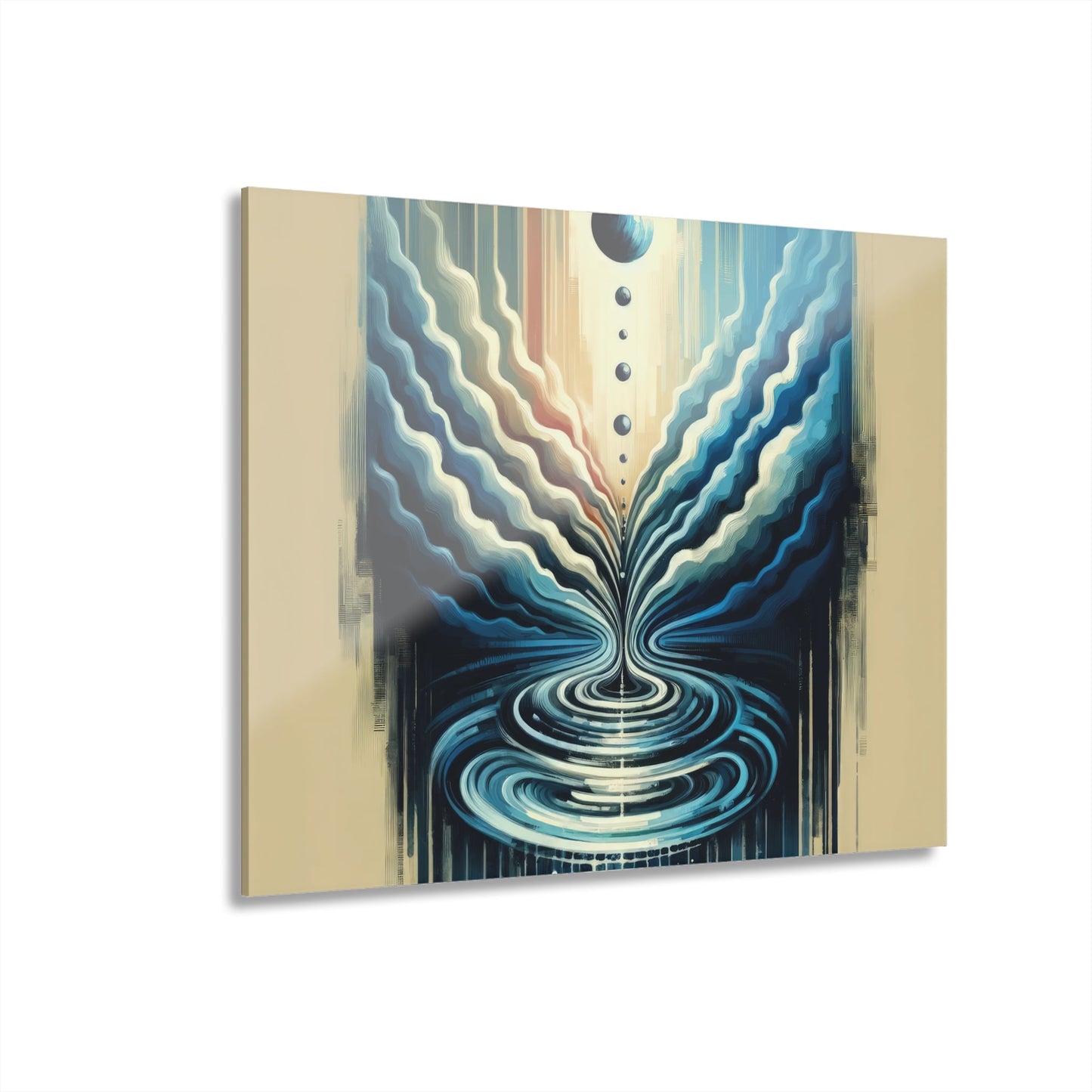 Ripple Effect Abstract Acrylic Prints (French Cleat Hanging) - ATUH.ART