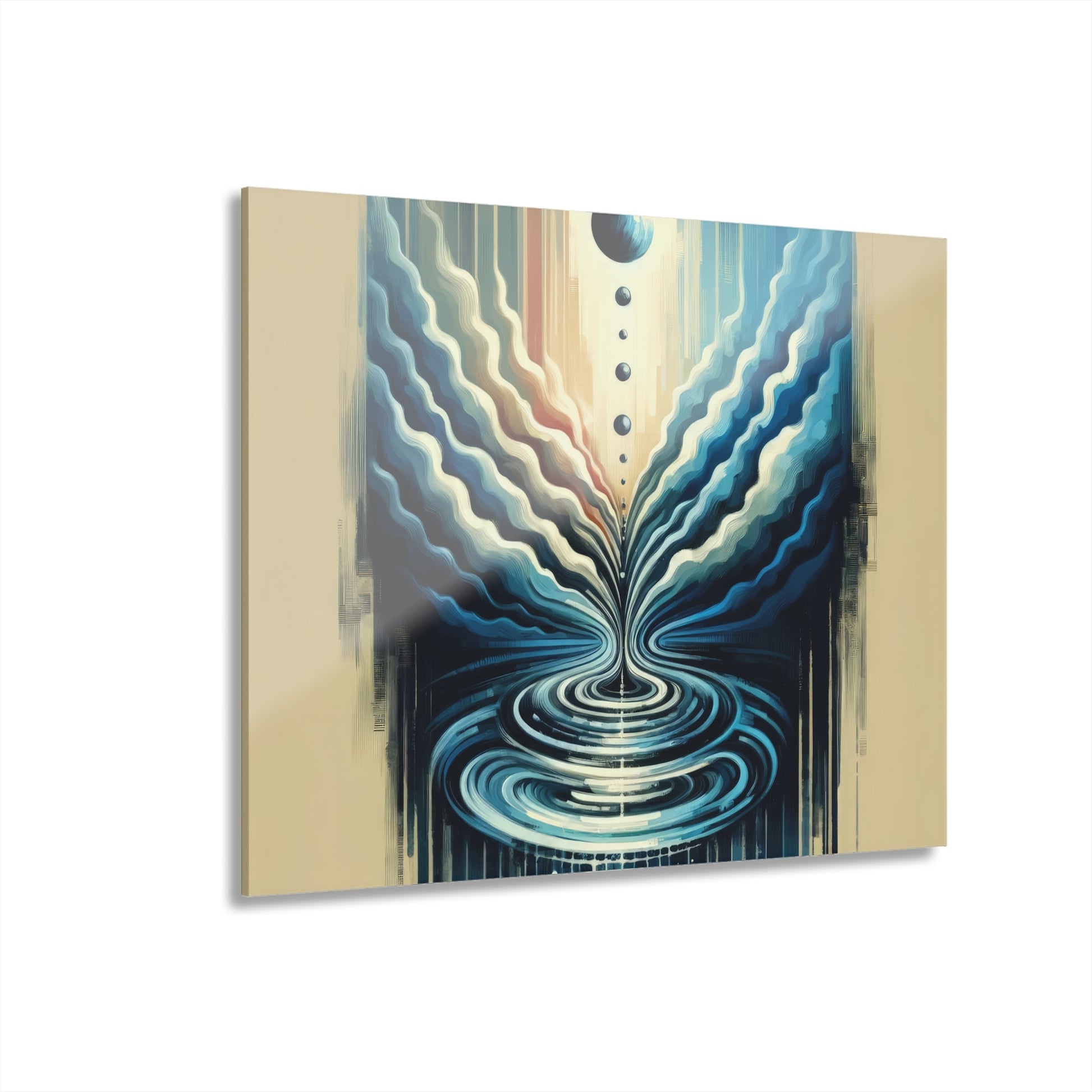 Ripple Effect Abstract Acrylic Prints (French Cleat Hanging) - ATUH.ART