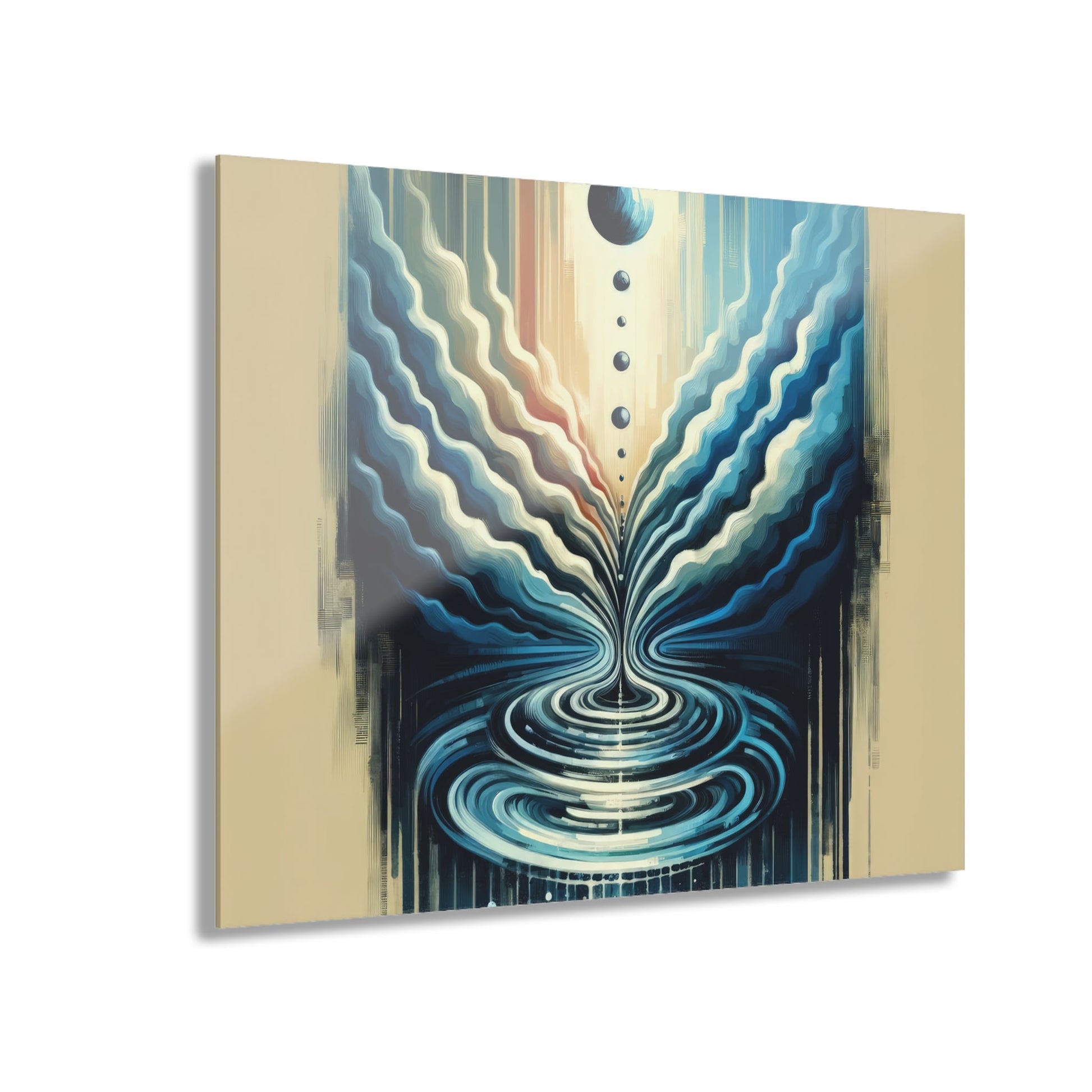 Ripple Effect Abstract Acrylic Prints (French Cleat Hanging) - ATUH.ART