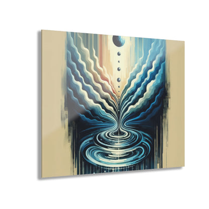 Ripple Effect Abstract Acrylic Prints (French Cleat Hanging) - ATUH.ART