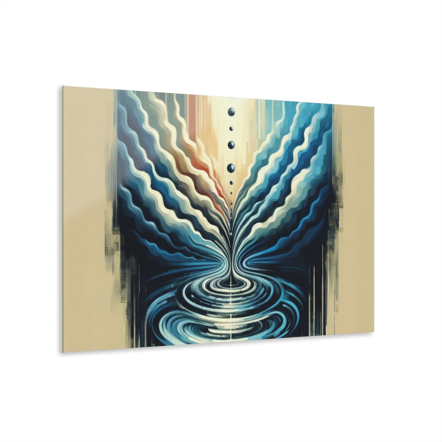 Ripple Effect Abstract Acrylic Prints (French Cleat Hanging) - ATUH.ART
