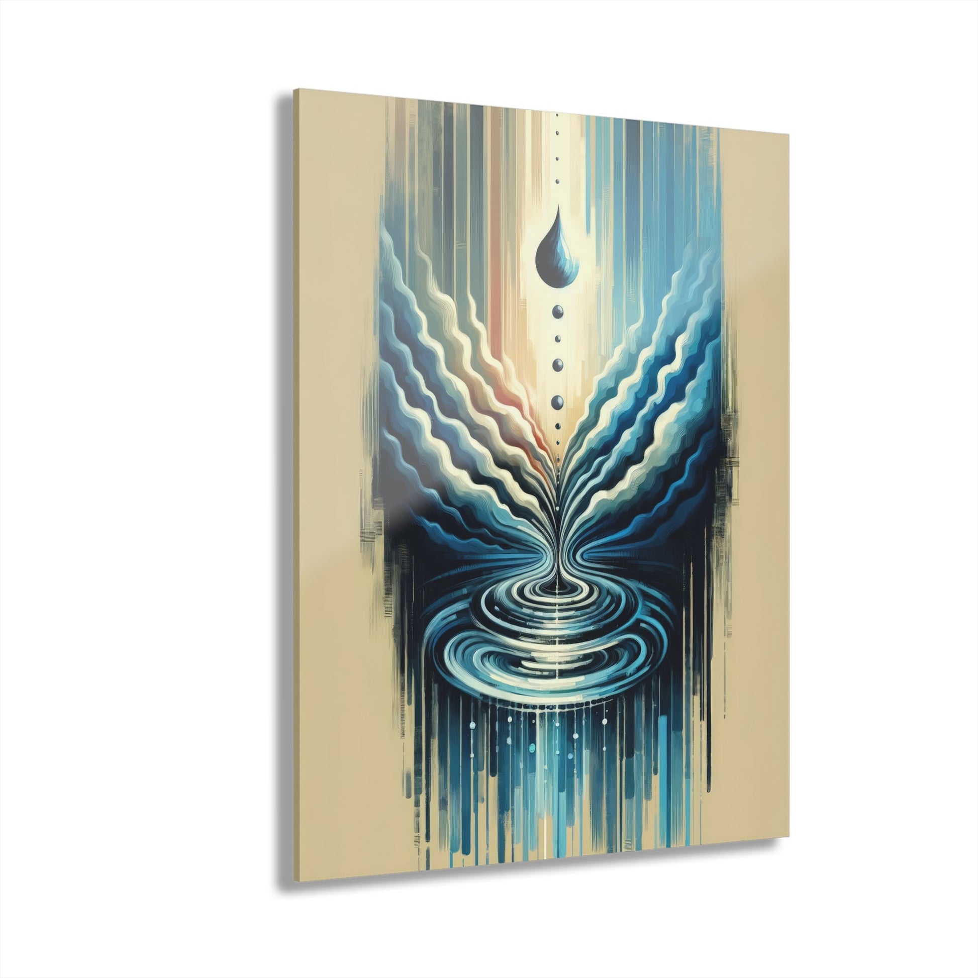 Ripple Effect Abstract Acrylic Prints (French Cleat Hanging) - ATUH.ART