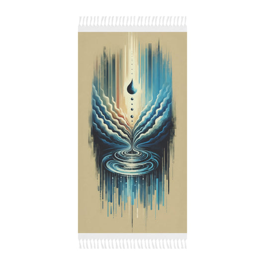 Ripple Effect Abstract Boho Beach Cloth - ATUH.ART