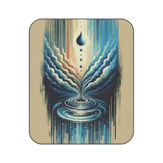Ripple Effect Abstract Picnic Blanket - ATUH.ART