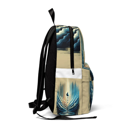 Ripple Effect Abstract Unisex Classic Backpack - ATUH.ART