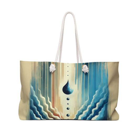 Ripple Effect Abstract Weekender Bag - ATUH.ART