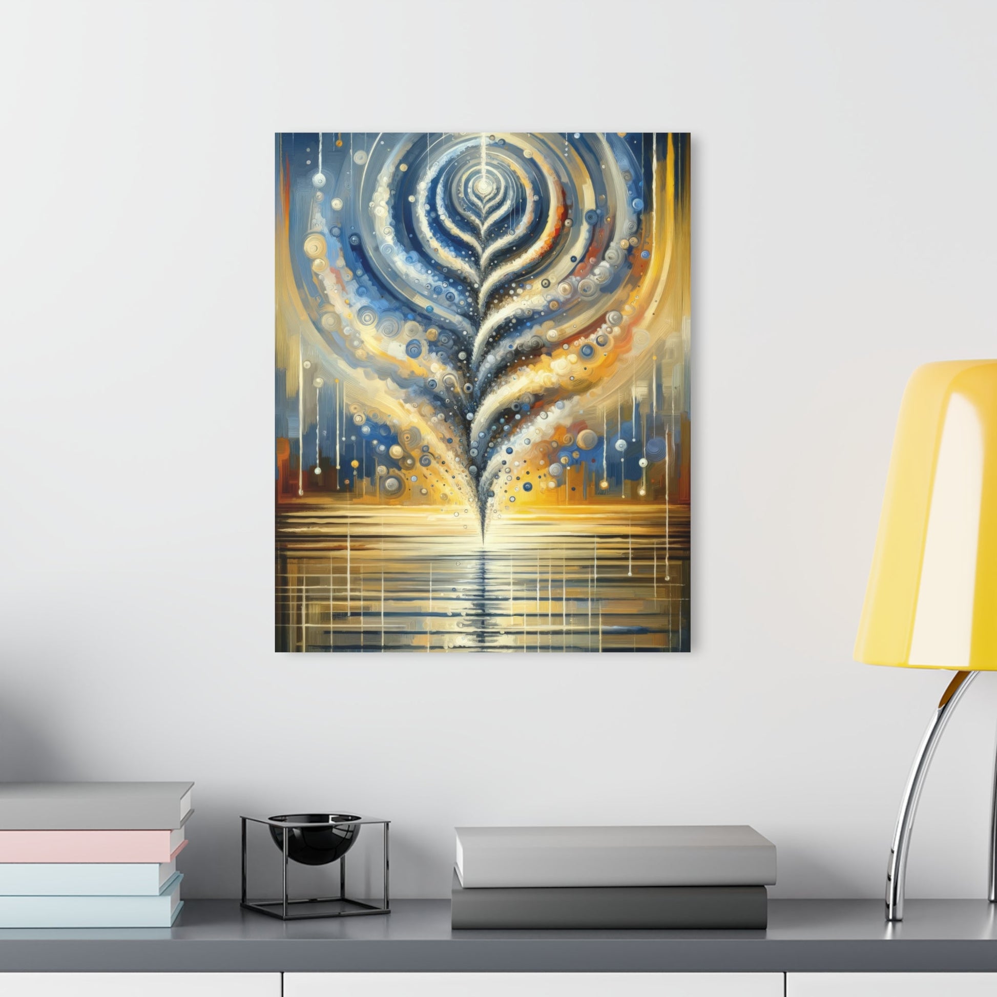 Ripple Effect Abstraction Acrylic Prints (French Cleat Hanging) - ATUH.ART