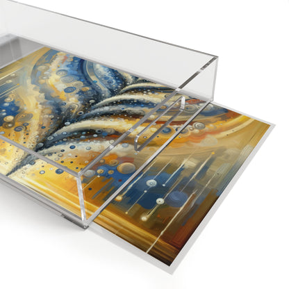Ripple Effect Abstraction Acrylic Serving Tray - ATUH.ART