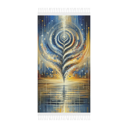 Ripple Effect Abstraction Boho Beach Cloth - ATUH.ART