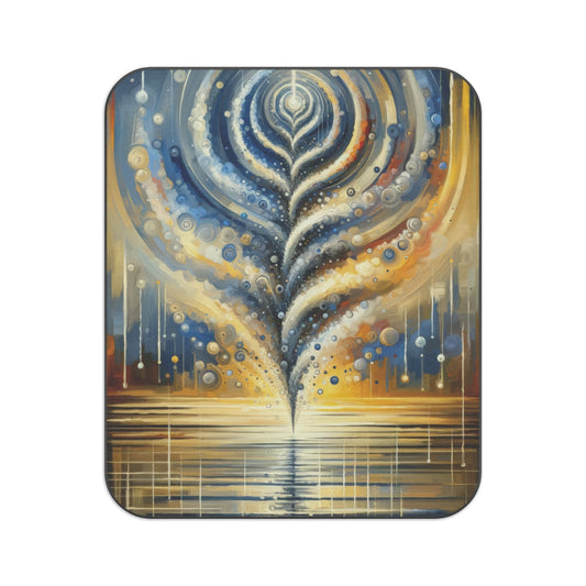 Ripple Effect Abstraction Picnic Blanket - ATUH.ART
