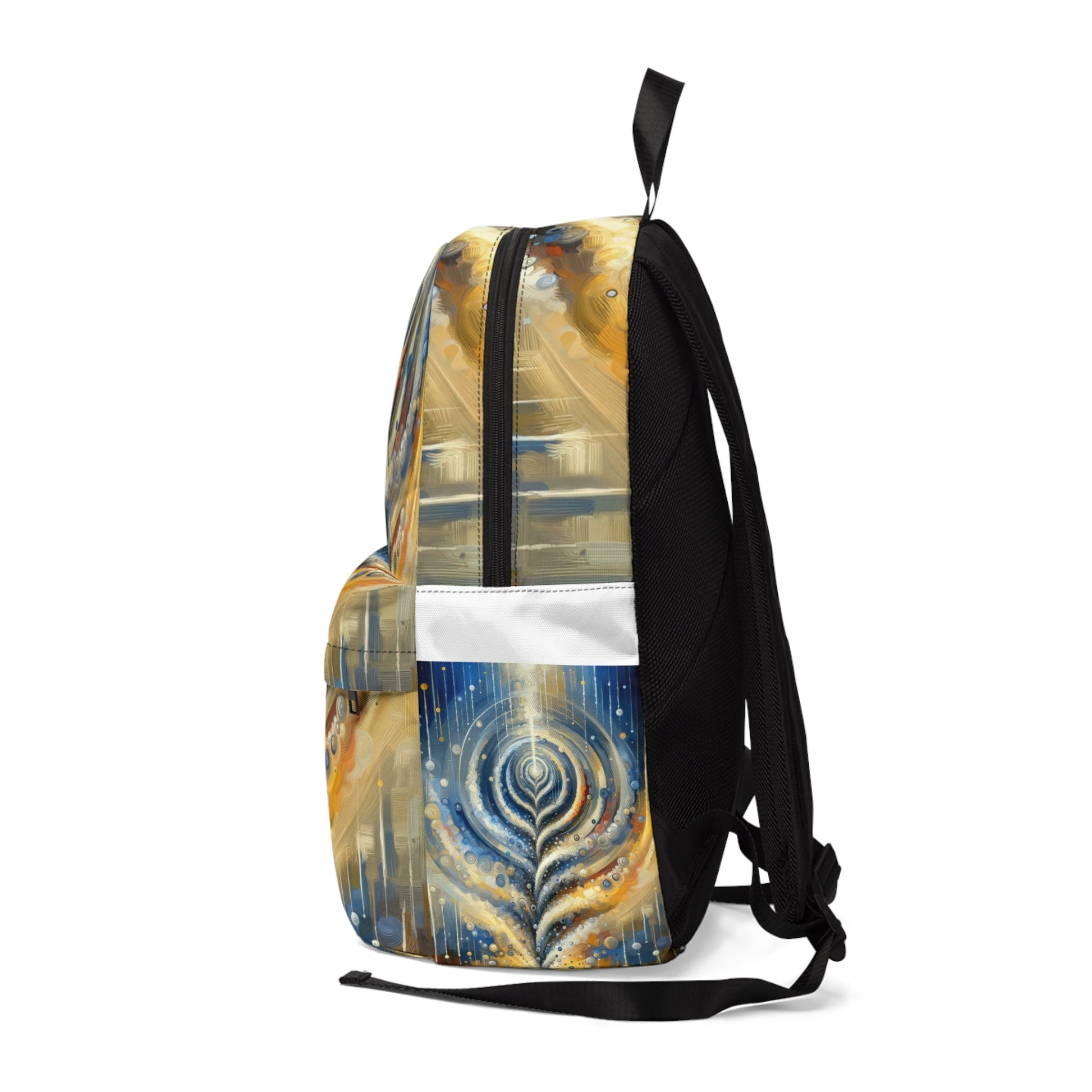 Ripple Effect Abstraction Unisex Classic Backpack - ATUH.ART