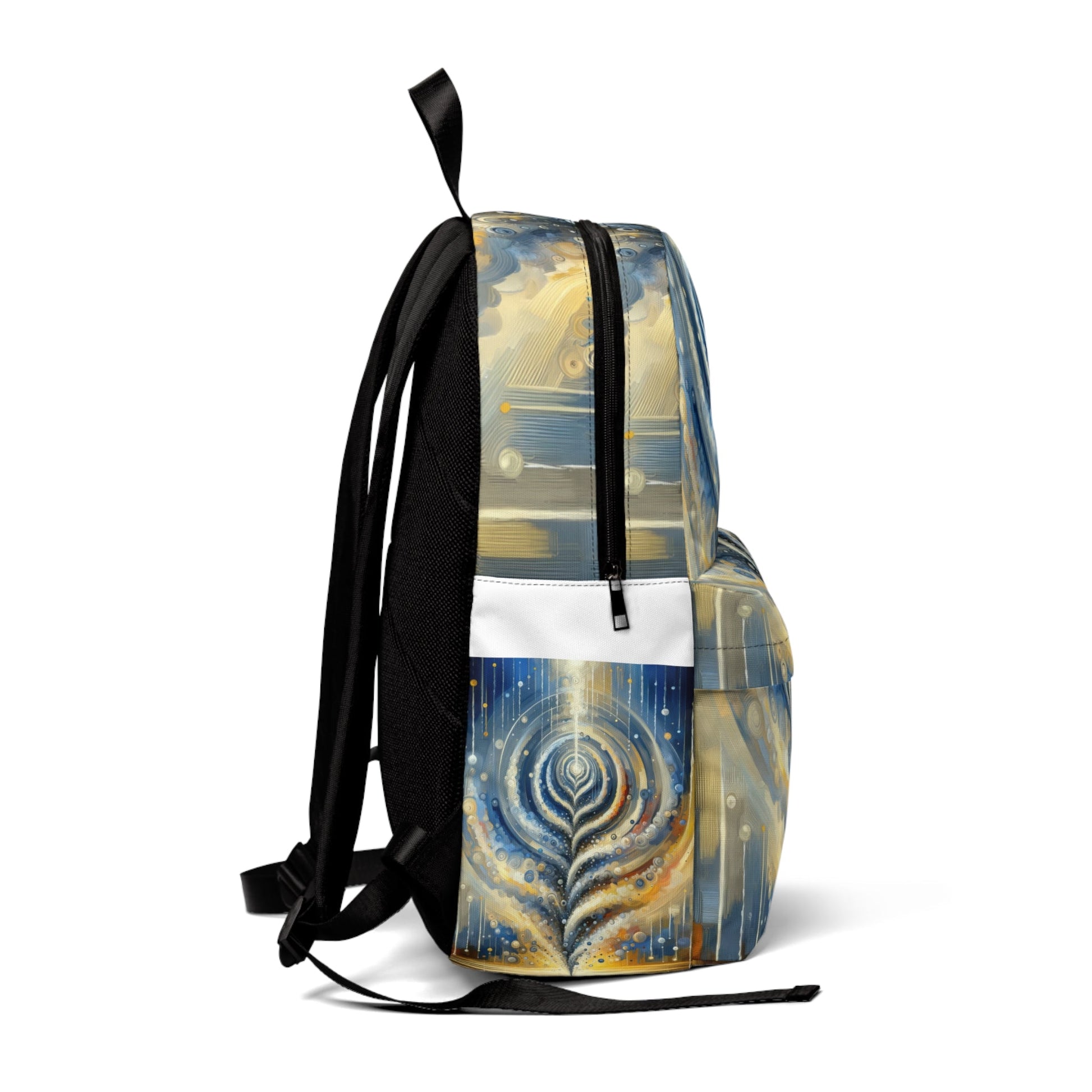 Ripple Effect Abstraction Unisex Classic Backpack - ATUH.ART