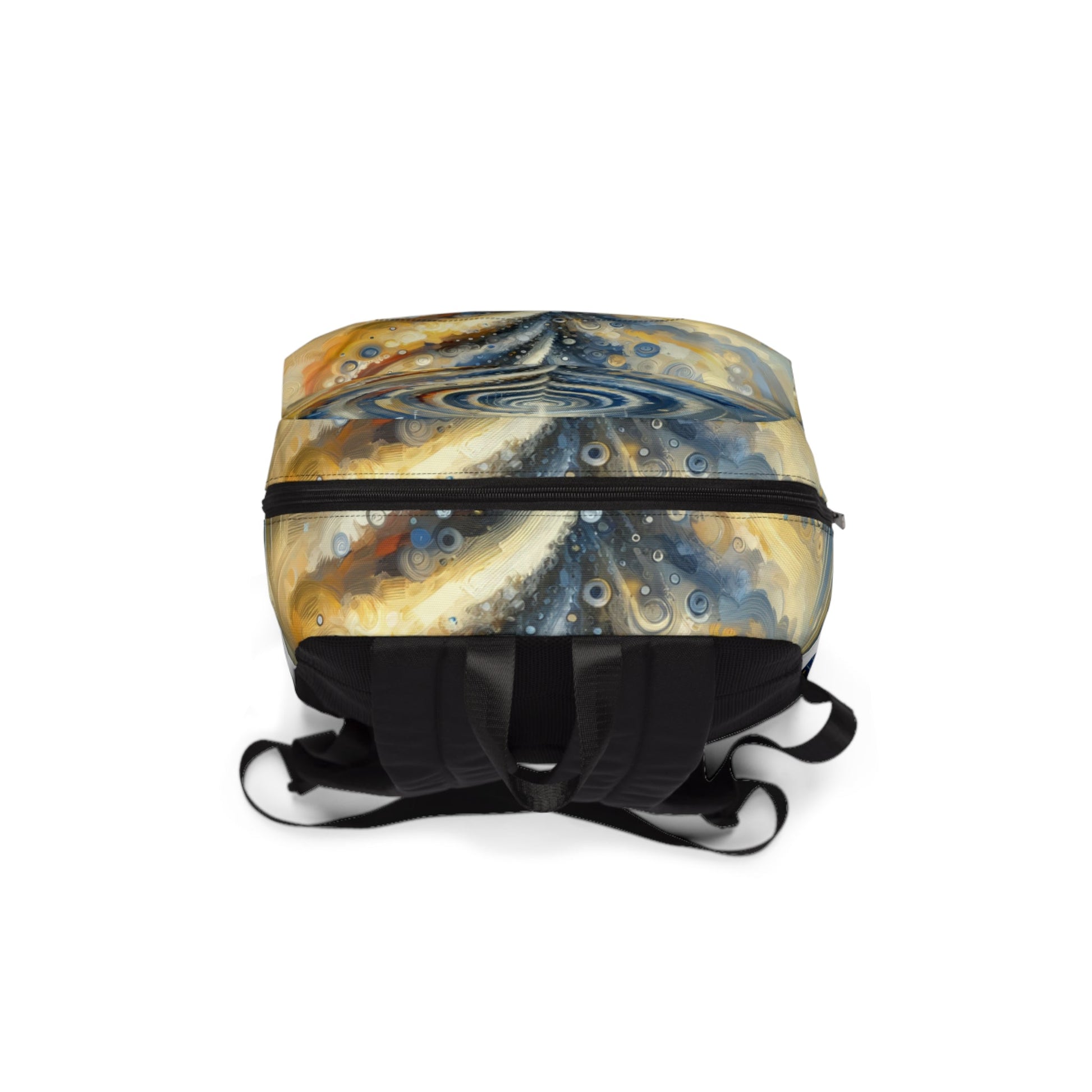 Ripple Effect Abstraction Unisex Classic Backpack - ATUH.ART