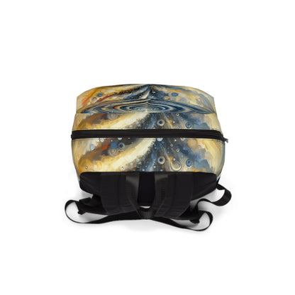 Ripple Effect Abstraction Unisex Classic Backpack - ATUH.ART