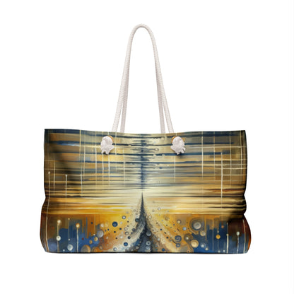 Ripple Effect Abstraction Weekender Bag - ATUH.ART