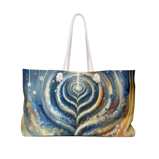 Ripple Effect Abstraction Weekender Bag - ATUH.ART