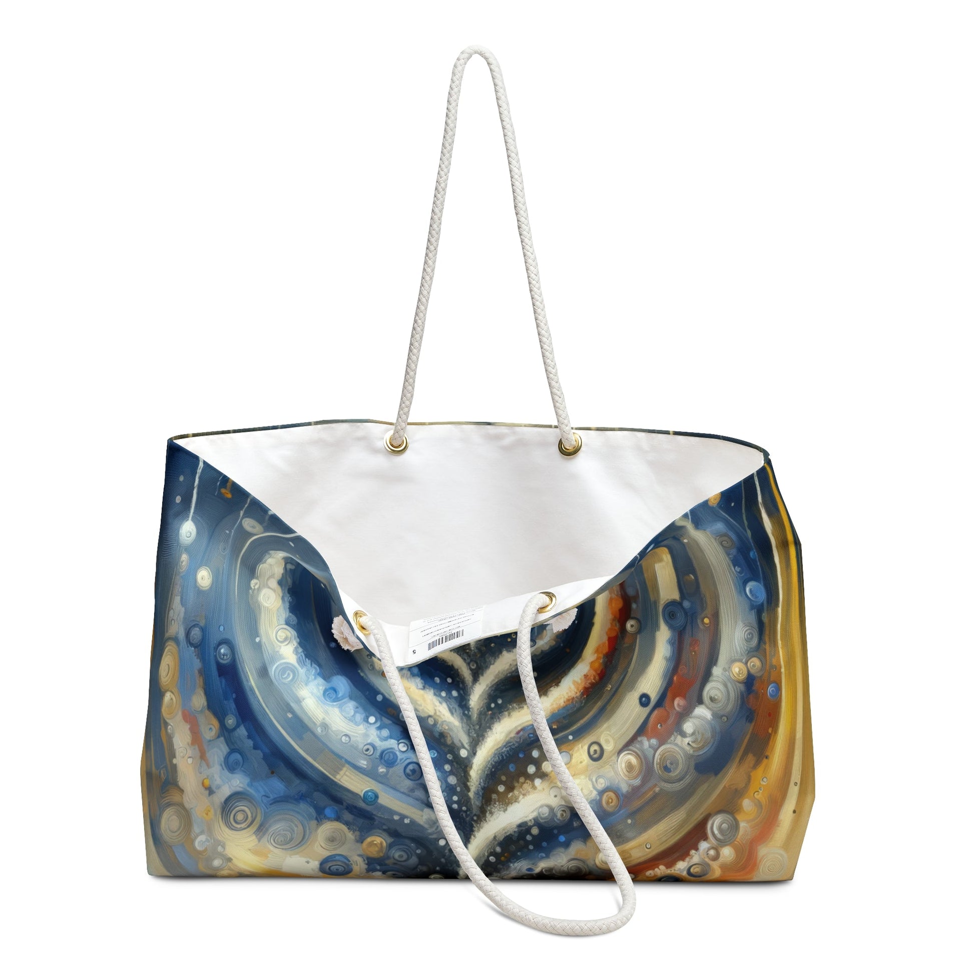 Ripple Effect Abstraction Weekender Bag - ATUH.ART