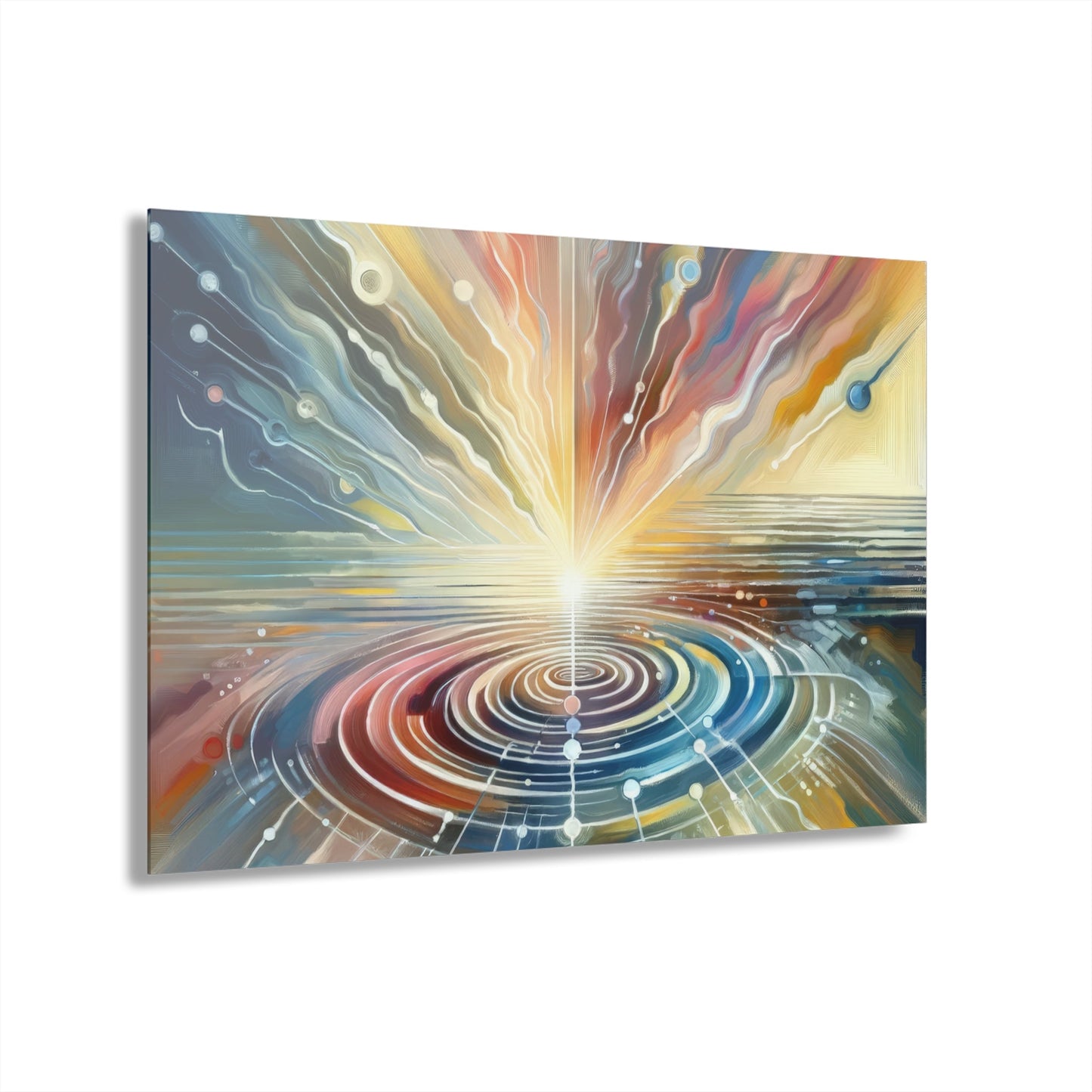 Rippling Community Dynamics Acrylic Prints (French Cleat Hanging) - ATUH.ART