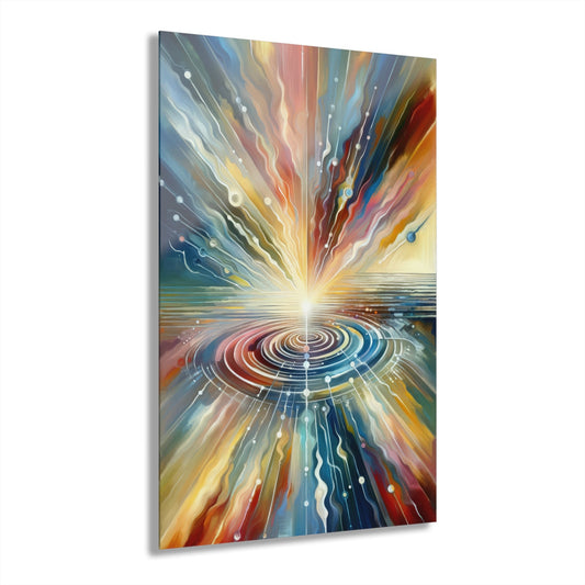 Rippling Community Dynamics Acrylic Prints (French Cleat Hanging) - ATUH.ART