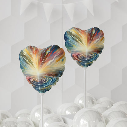 Rippling Community Dynamics Balloon (Round and Heart-shaped), 11" - ATUH.ART