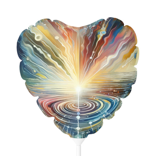Rippling Community Dynamics Balloon (Round and Heart-shaped), 11" - ATUH.ART