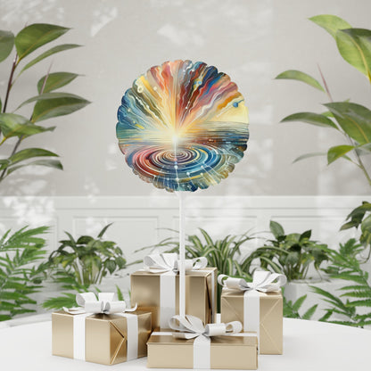 Rippling Community Dynamics Balloon (Round and Heart-shaped), 11" - ATUH.ART