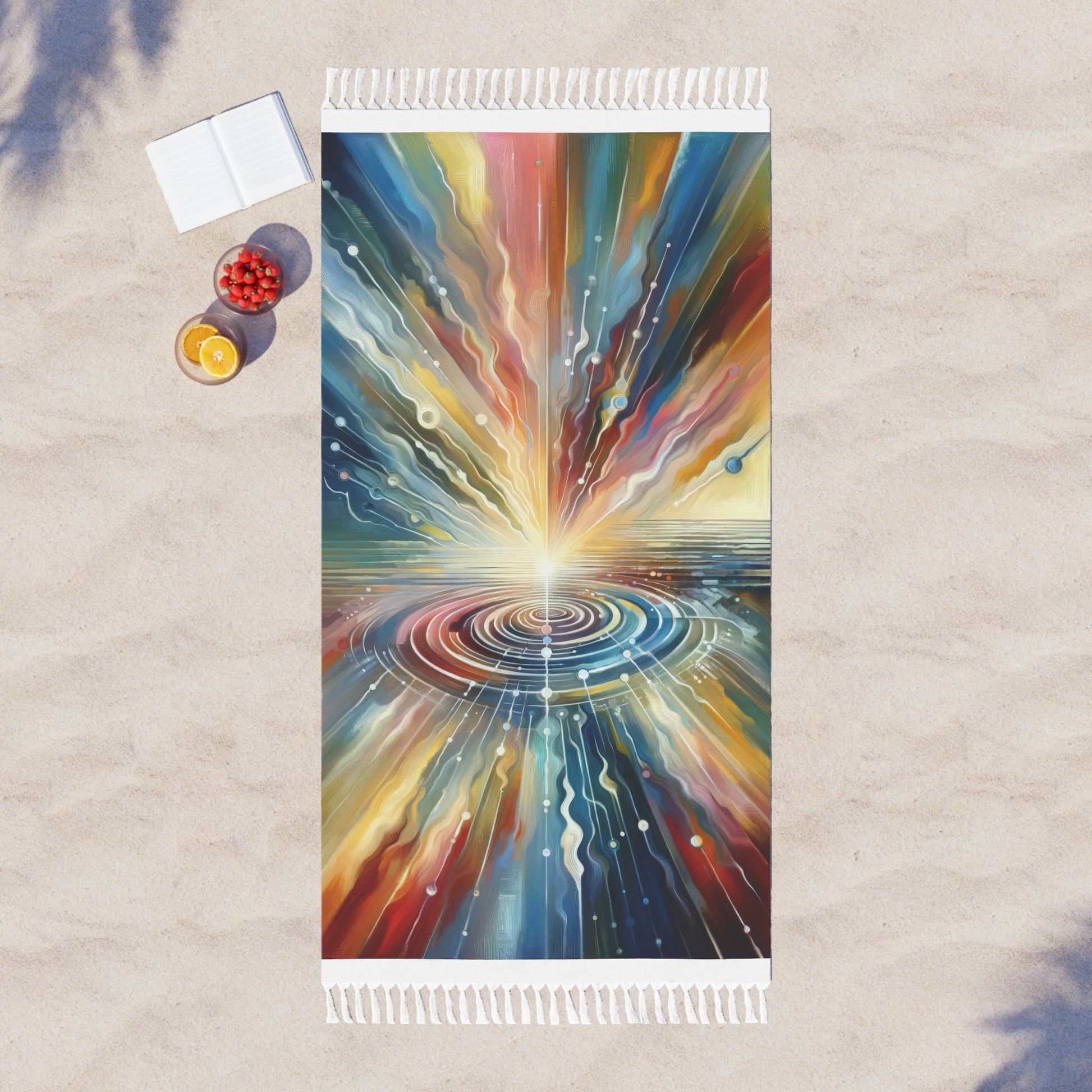 Rippling Community Dynamics Boho Beach Cloth - ATUH.ART