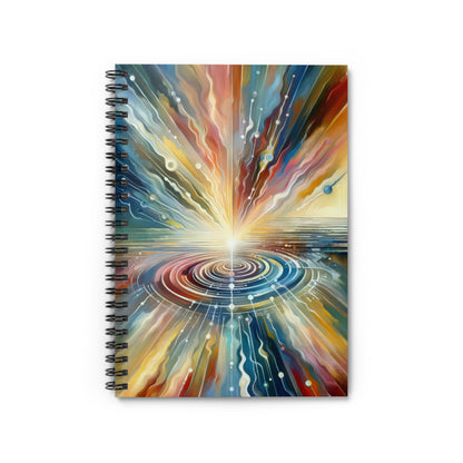 Rippling Community Dynamics Spiral Notebook - Ruled Line - ATUH.ART