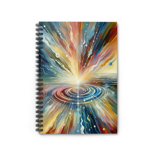Rippling Community Dynamics Spiral Notebook - Ruled Line - ATUH.ART
