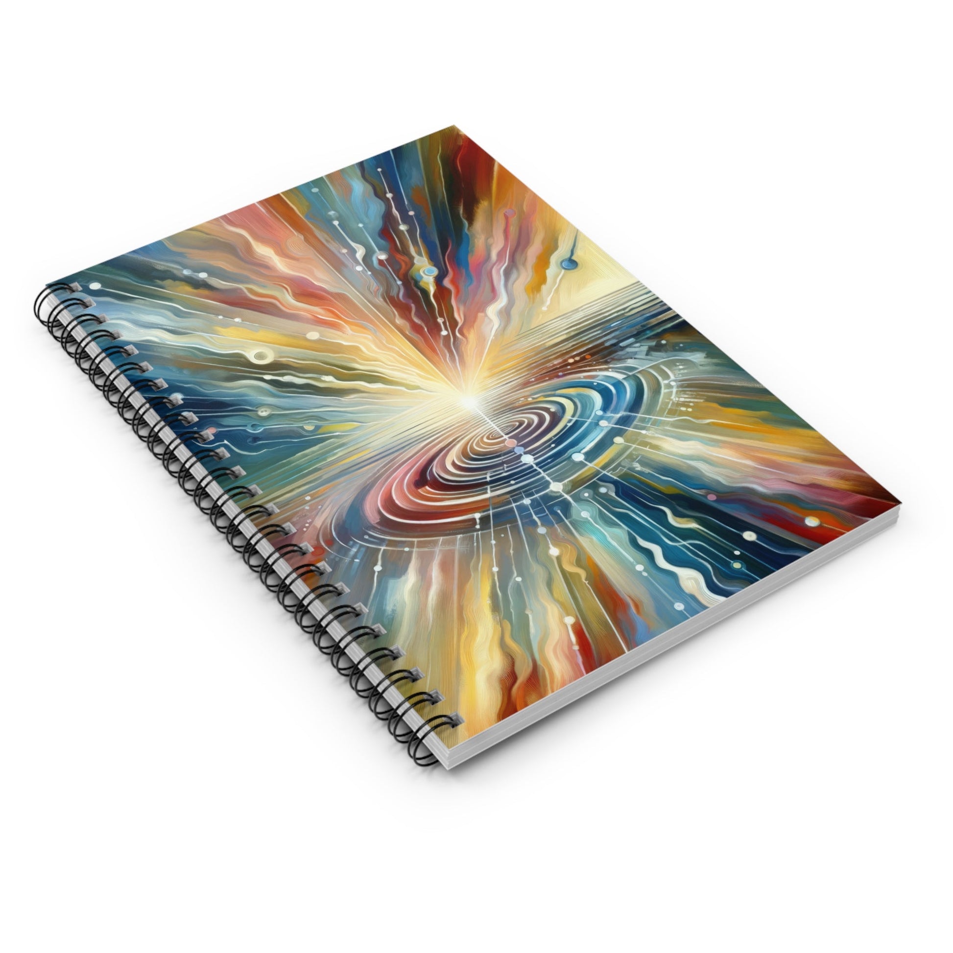 Rippling Community Dynamics Spiral Notebook - Ruled Line - ATUH.ART