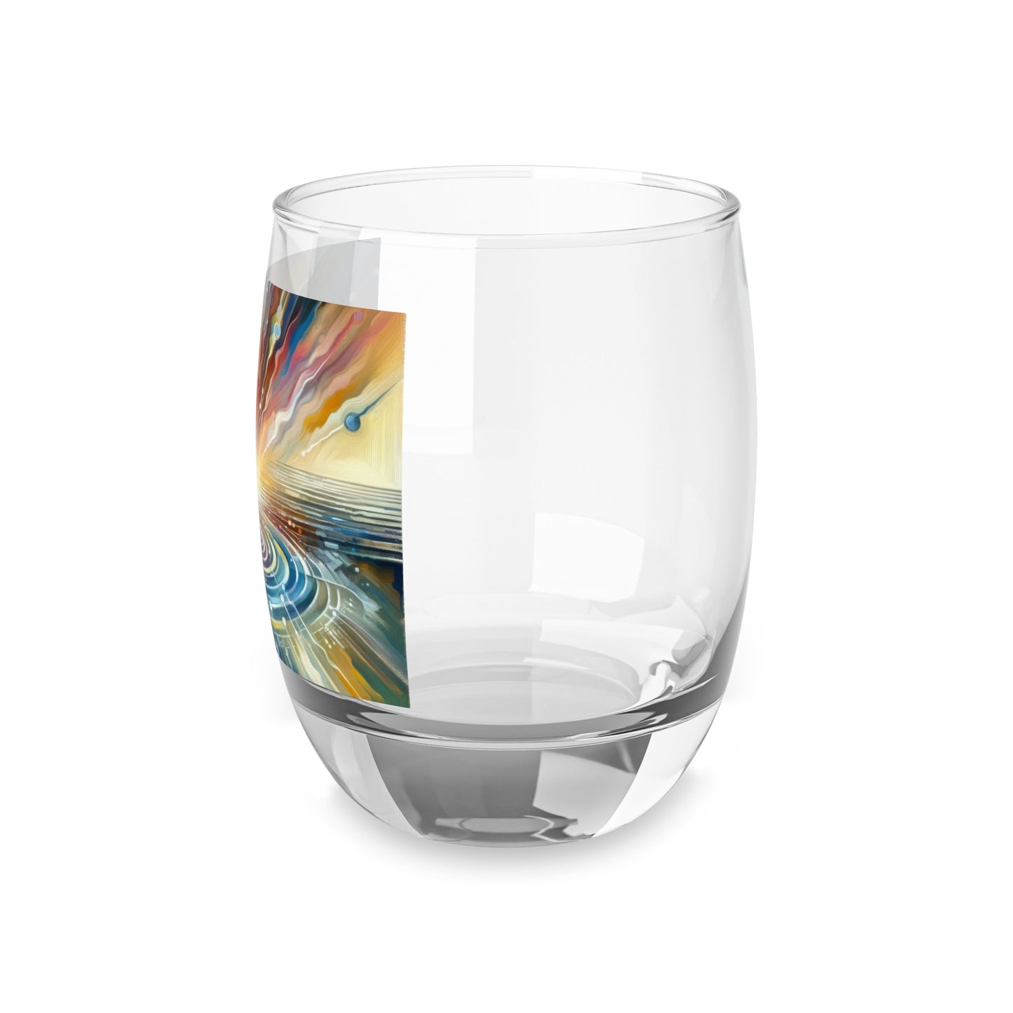 Rippling Community Dynamics Whiskey Glass - ATUH.ART