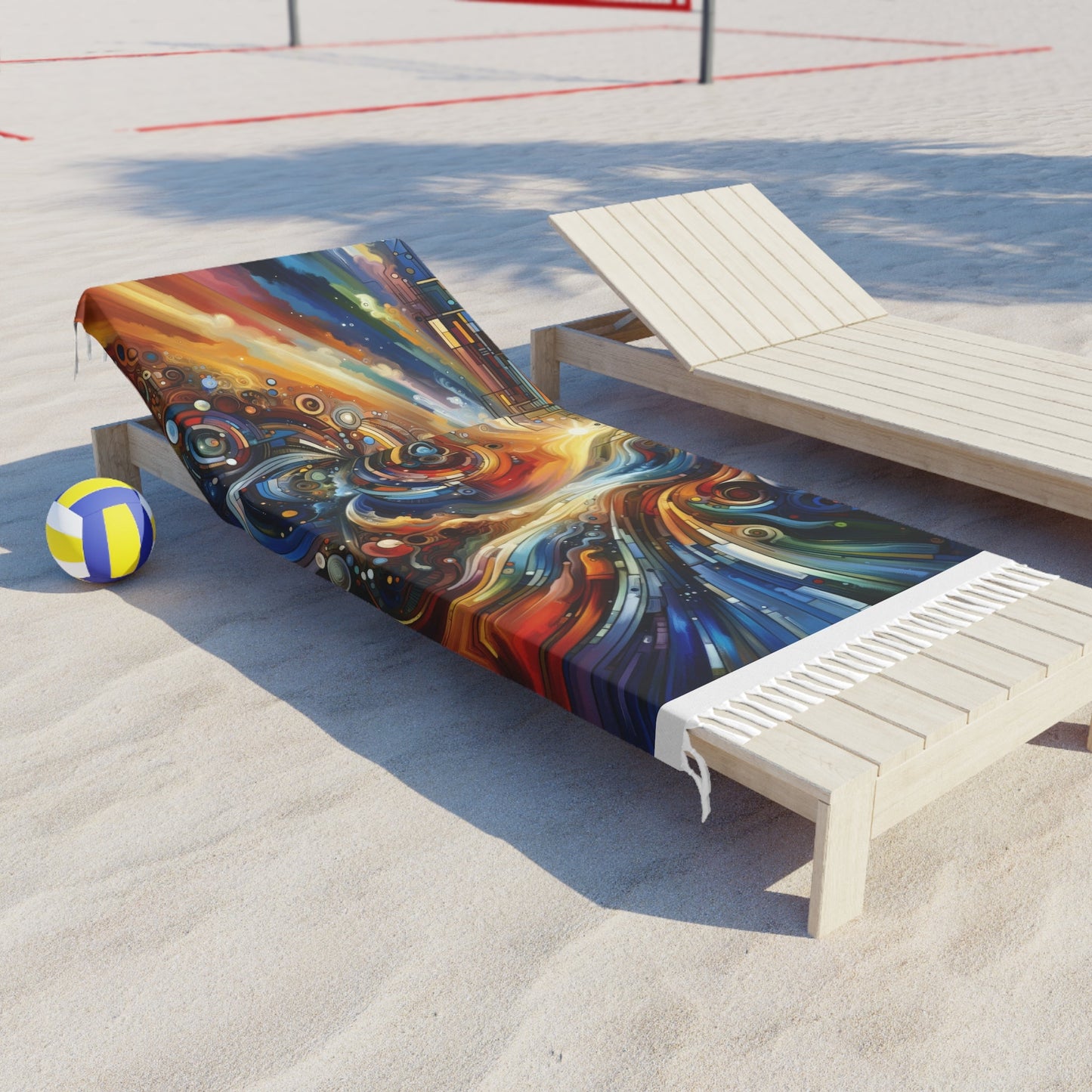 Ritualistic Growth Symphony Boho Beach Cloth - ATUH.ART