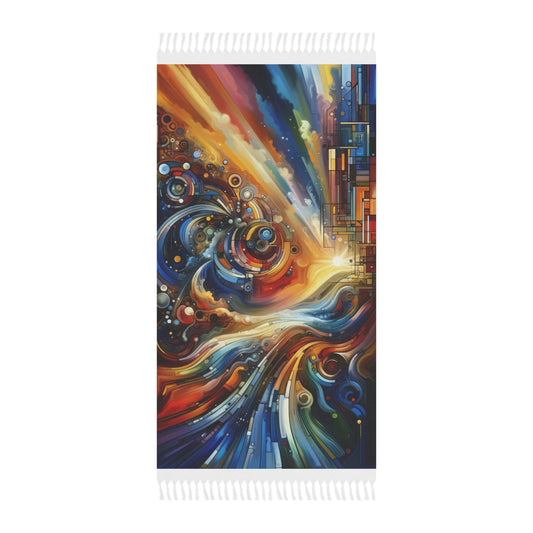 Ritualistic Growth Symphony Boho Beach Cloth - ATUH.ART